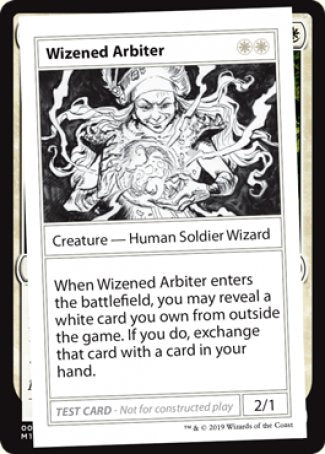Wizened Arbiter (2021 Edition) [Mystery Booster Playtest Cards] | Gam3 Escape