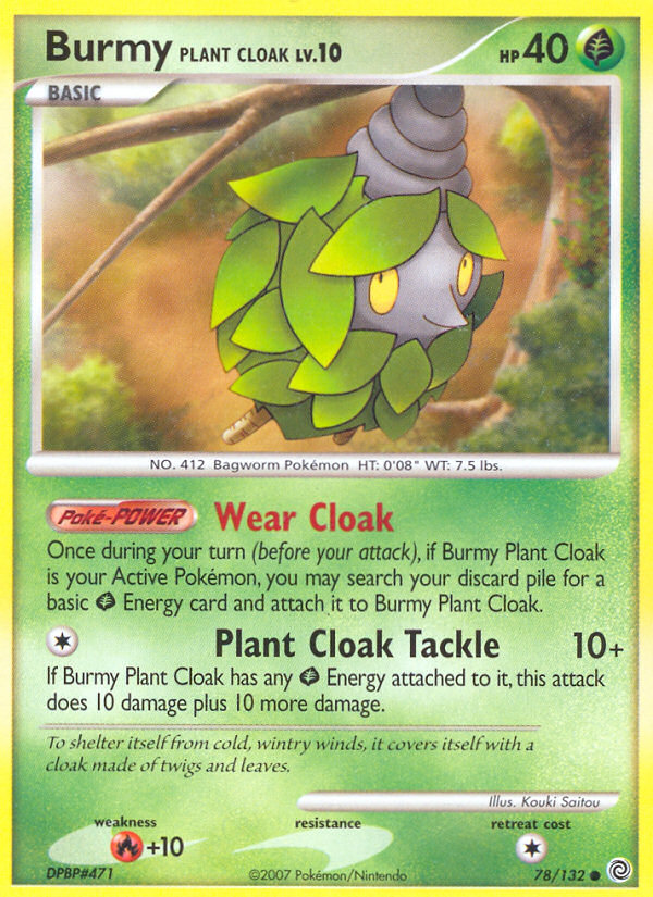 Burmy Plant Cloak (78/132) [Diamond & Pearl: Secret Wonders] | Gam3 Escape