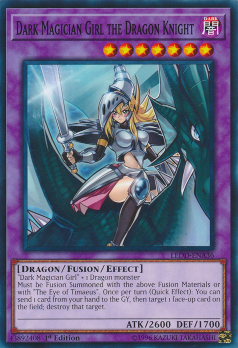 Dark Magician Girl the Dragon Knight [LEDD-ENA36] Common | Gam3 Escape