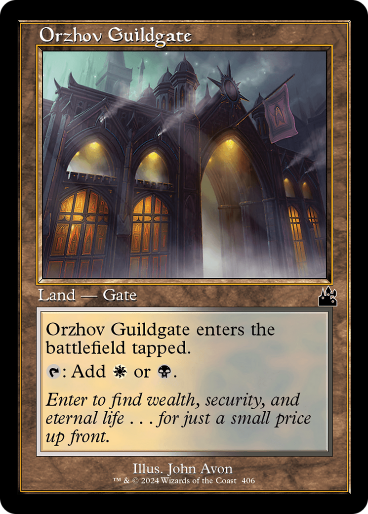 Orzhov Guildgate (Retro Frame) [Ravnica Remastered] | Gam3 Escape