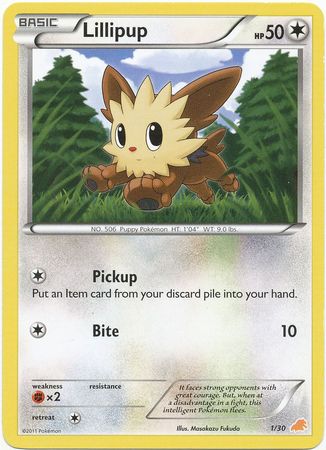 Lillipup (1/30) [Black & White: Trainer Kit - Excadrill] | Gam3 Escape