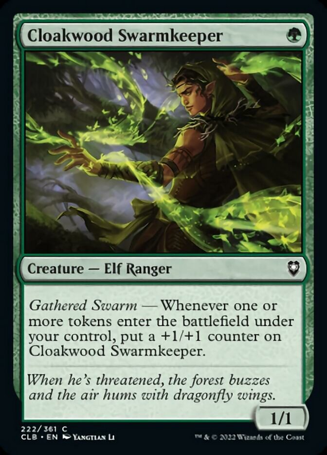 Cloakwood Swarmkeeper [Commander Legends: Battle for Baldur's Gate] | Gam3 Escape