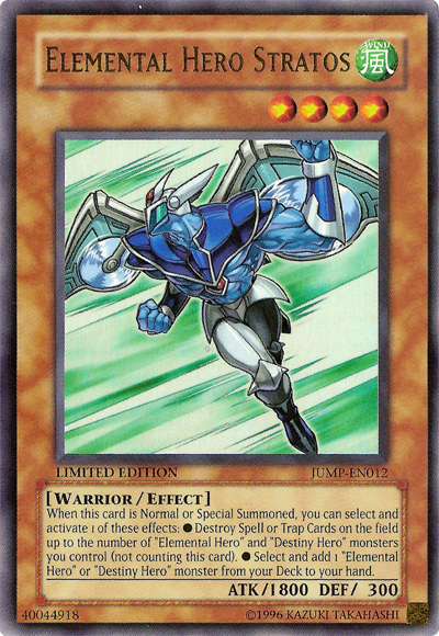 Elemental Hero Stratos [JUMP-EN012] Ultra Rare | Gam3 Escape