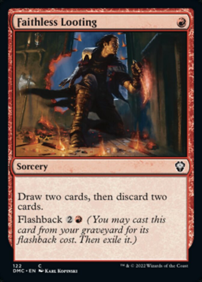 Faithless Looting [Dominaria United Commander] | Gam3 Escape