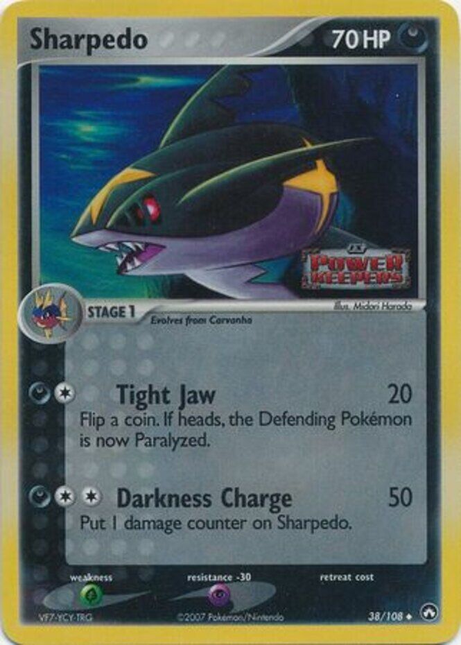 Sharpedo (38/108) (Stamped) [EX: Power Keepers] | Gam3 Escape