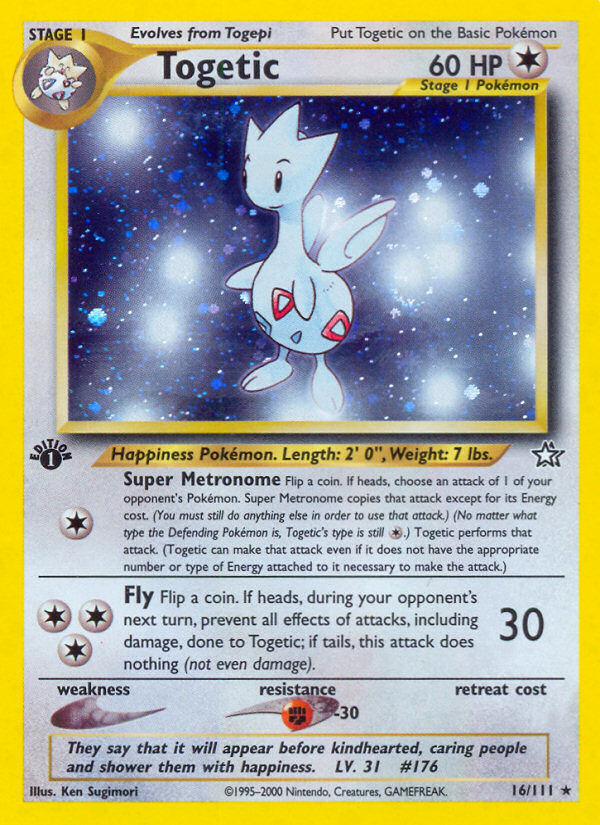 Togetic (16/111) [Neo Genesis 1st Edition] | Gam3 Escape
