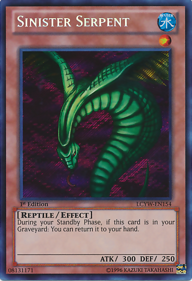 Sinister Serpent [LCYW-EN154] Secret Rare | Gam3 Escape