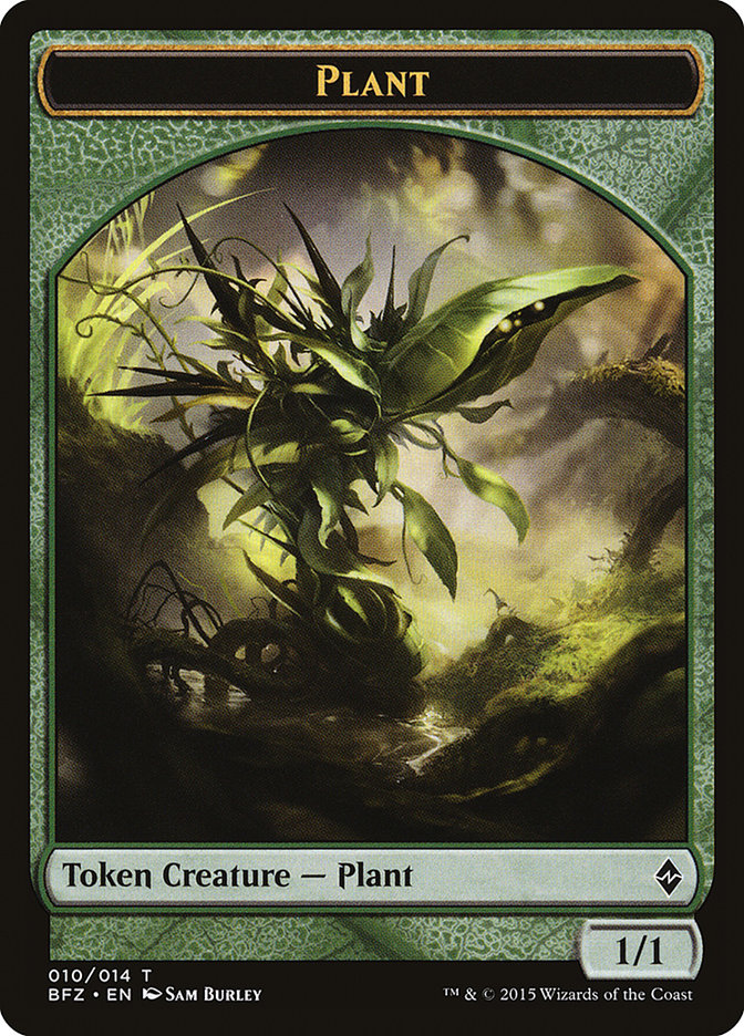 Plant [Battle for Zendikar Tokens] | Gam3 Escape