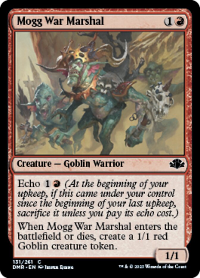 Mogg War Marshal [Dominaria Remastered] | Gam3 Escape