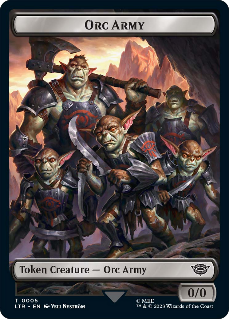 Food (10) // Orc Army (05) Double-Sided Token [The Lord of the Rings: Tales of Middle-Earth Tokens] | Gam3 Escape