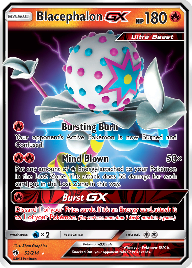 Blacephalon GX (52/214) [Sun & Moon: Lost Thunder] | Gam3 Escape