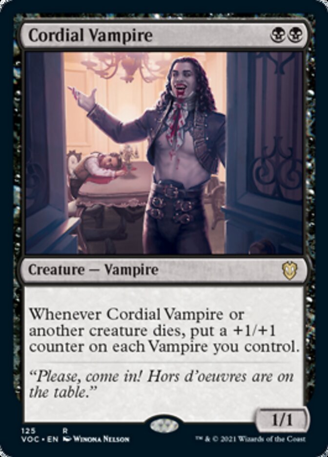 Cordial Vampire [Innistrad: Crimson Vow Commander] | Gam3 Escape