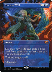 Force of Will (Borderless) [Double Masters] | Gam3 Escape
