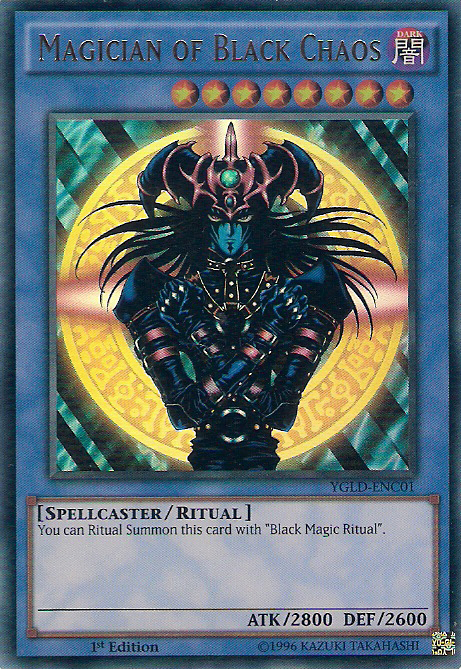 Magician of Black Chaos (C) [YGLD-ENC01] Ultra Rare | Gam3 Escape