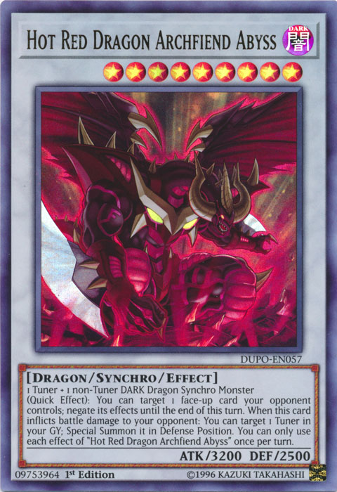 Hot Red Dragon Archfiend Abyss [DUPO-EN057] Ultra Rare | Gam3 Escape