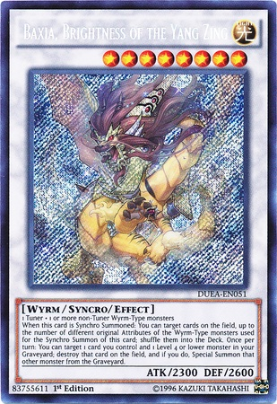 Baxia, Brightness of the Yang Zing [DUEA-EN051] Secret Rare | Gam3 Escape