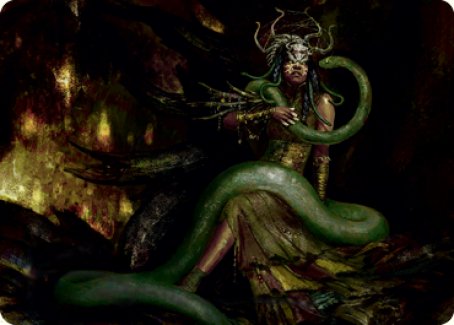 Saryth, the Viper's Fang Art Card [Innistrad: Midnight Hunt Art Series] | Gam3 Escape