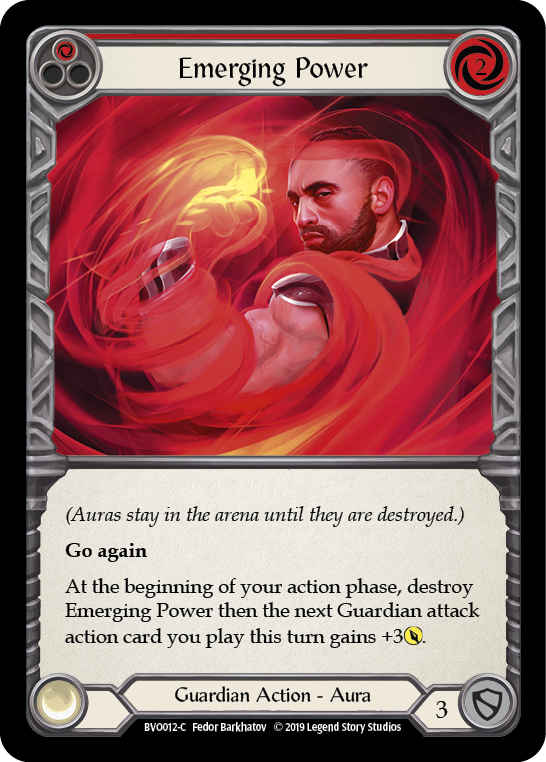 Emerging Power (Red) [BVO012-C] 1st Edition Normal | Gam3 Escape