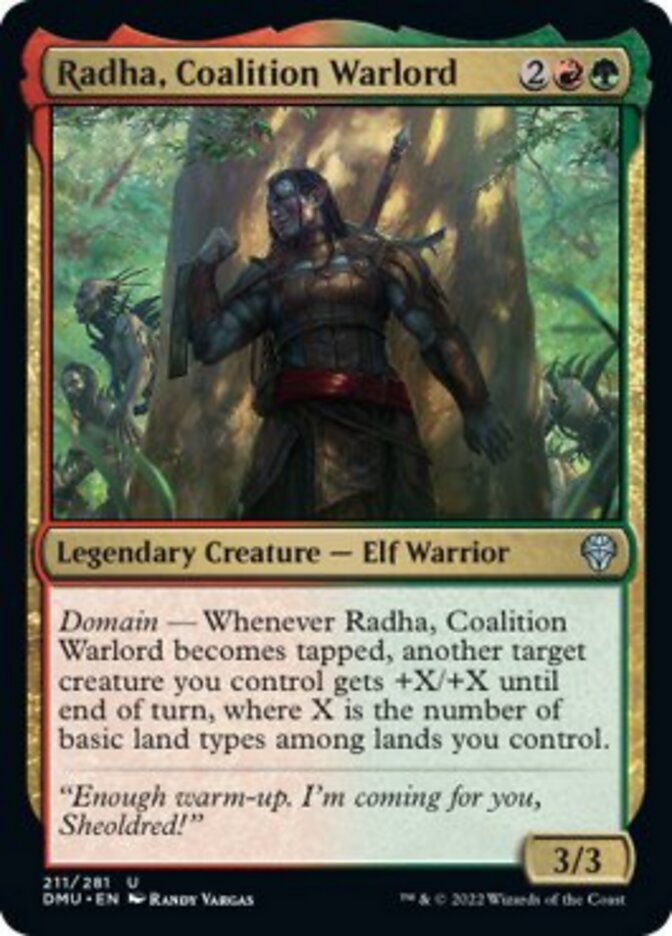 Radha, Coalition Warlord [Dominaria United] | Gam3 Escape