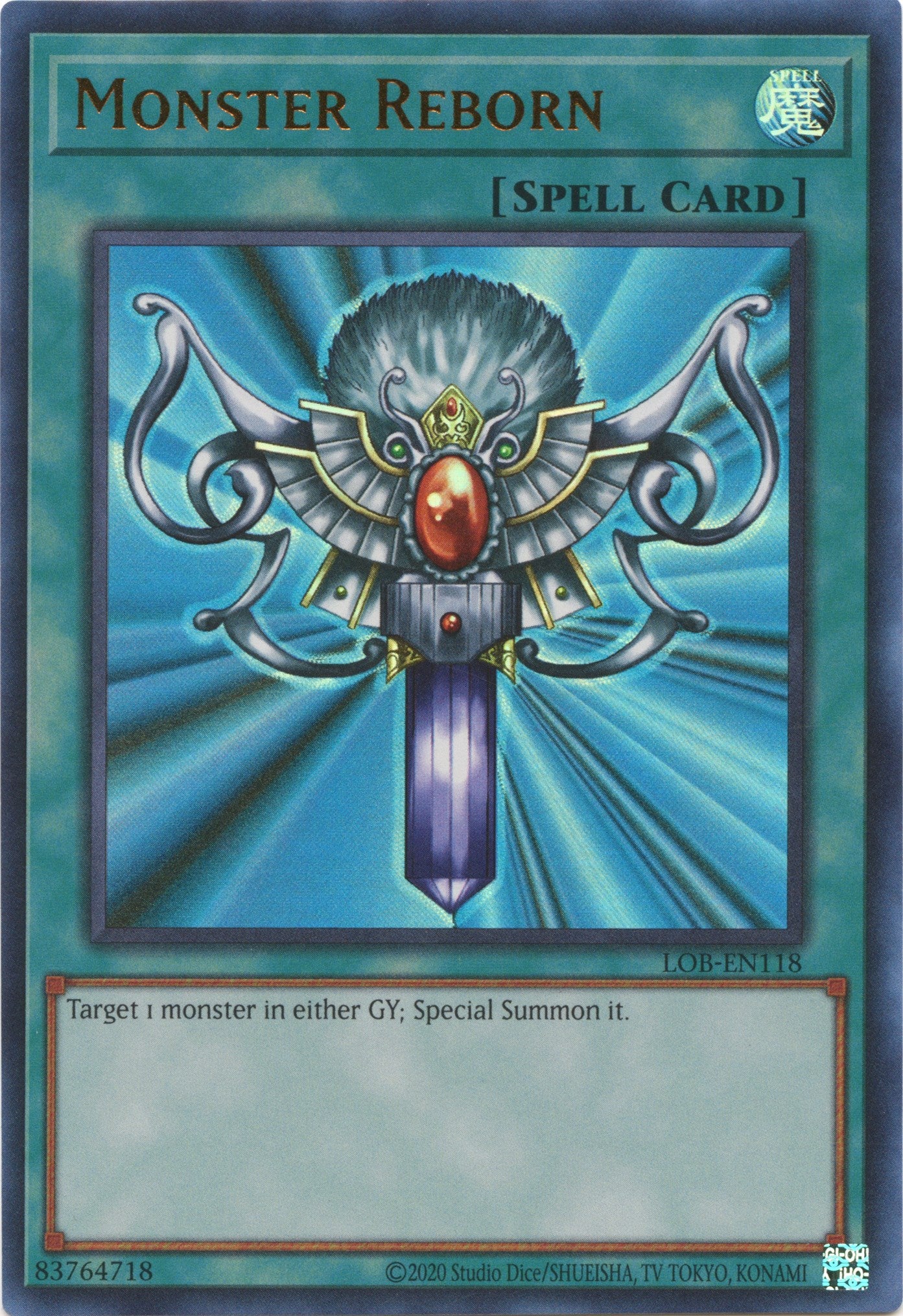 Monster Reborn (25th Anniversary) [LOB-EN118] Ultra Rare | Gam3 Escape
