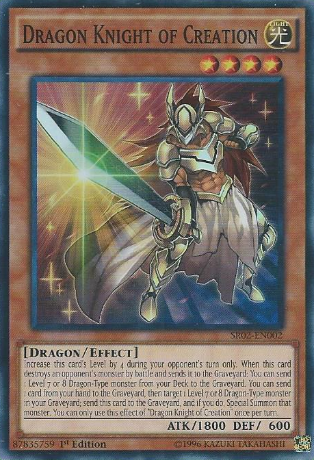 Dragon Knight of Creation [SR02-EN002] Super Rare | Gam3 Escape