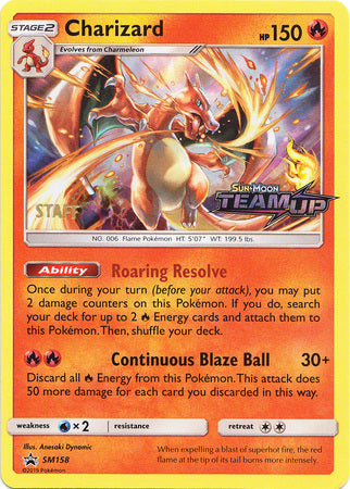 Charizard (SM158) (Staff) [Sun & Moon: Black Star Promos] | Gam3 Escape