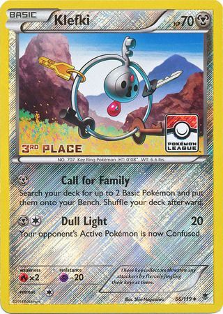 Klefki (66/119) (League Promo 3rd Place) [XY: Phantom Forces] | Gam3 Escape