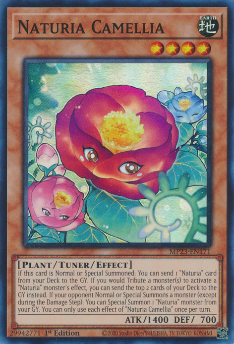 Naturia Camellia [MP23-EN171] Super Rare | Gam3 Escape