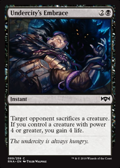Undercity's Embrace [Ravnica Allegiance] | Gam3 Escape