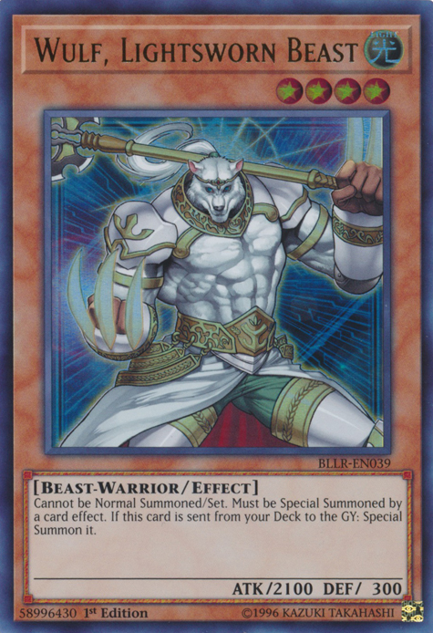 Wulf, Lightsworn Beast [BLLR-EN039] Ultra Rare | Gam3 Escape