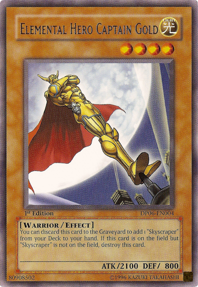 Elemental Hero Captain Gold [DP06-EN004] Rare | Gam3 Escape