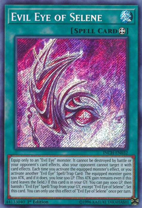 Evil Eye of Selene [INCH-EN032] Secret Rare | Gam3 Escape