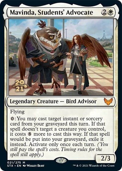 Mavinda, Students' Advocate [Strixhaven: School of Mages Prerelease Promos] | Gam3 Escape