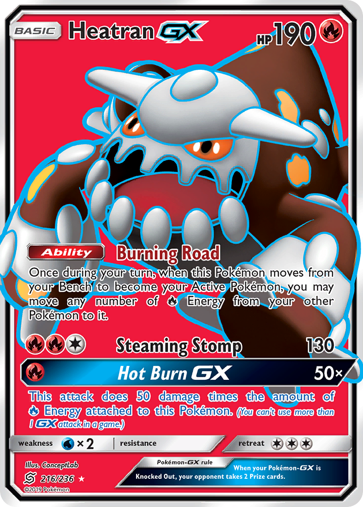 Heatran GX (216/236) [Sun & Moon: Unified Minds] | Gam3 Escape