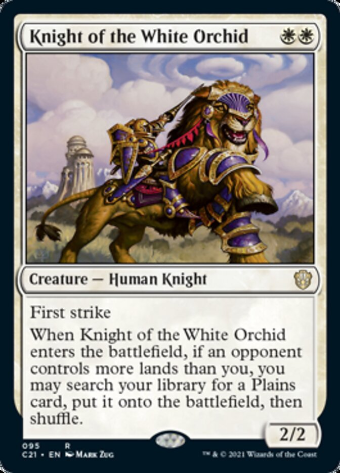 Knight of the White Orchid [Commander 2021] | Gam3 Escape