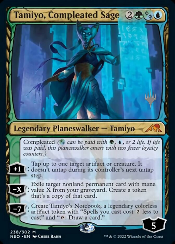 Tamiyo, Compleated Sage (Promo Pack) [Kamigawa: Neon Dynasty Promos] | Gam3 Escape