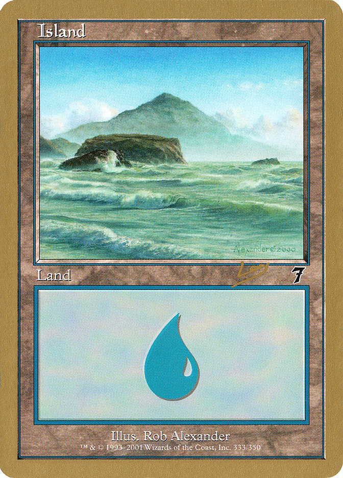 Island (333) (Raphael Levy) [World Championship Decks 2002] | Gam3 Escape