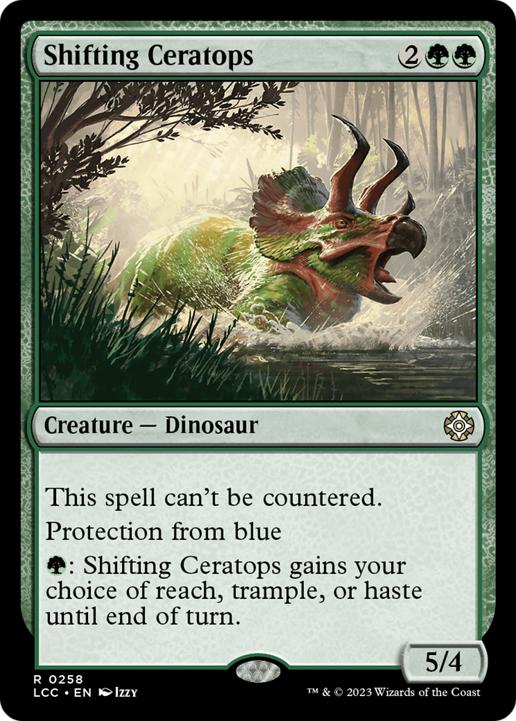 Shifting Ceratops [The Lost Caverns of Ixalan Commander] | Gam3 Escape