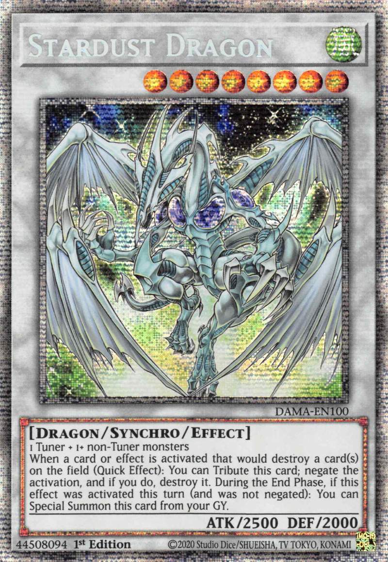 Stardust Dragon [DAMA-EN100] Starlight Rare | Gam3 Escape