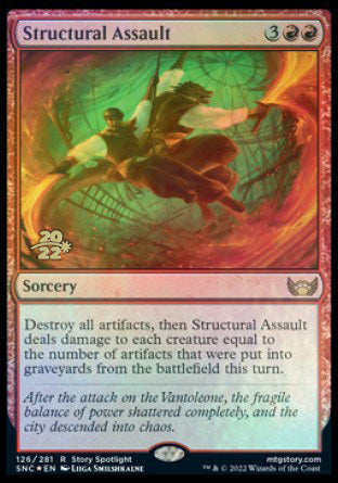 Structural Assault [Streets of New Capenna Prerelease Promos] | Gam3 Escape