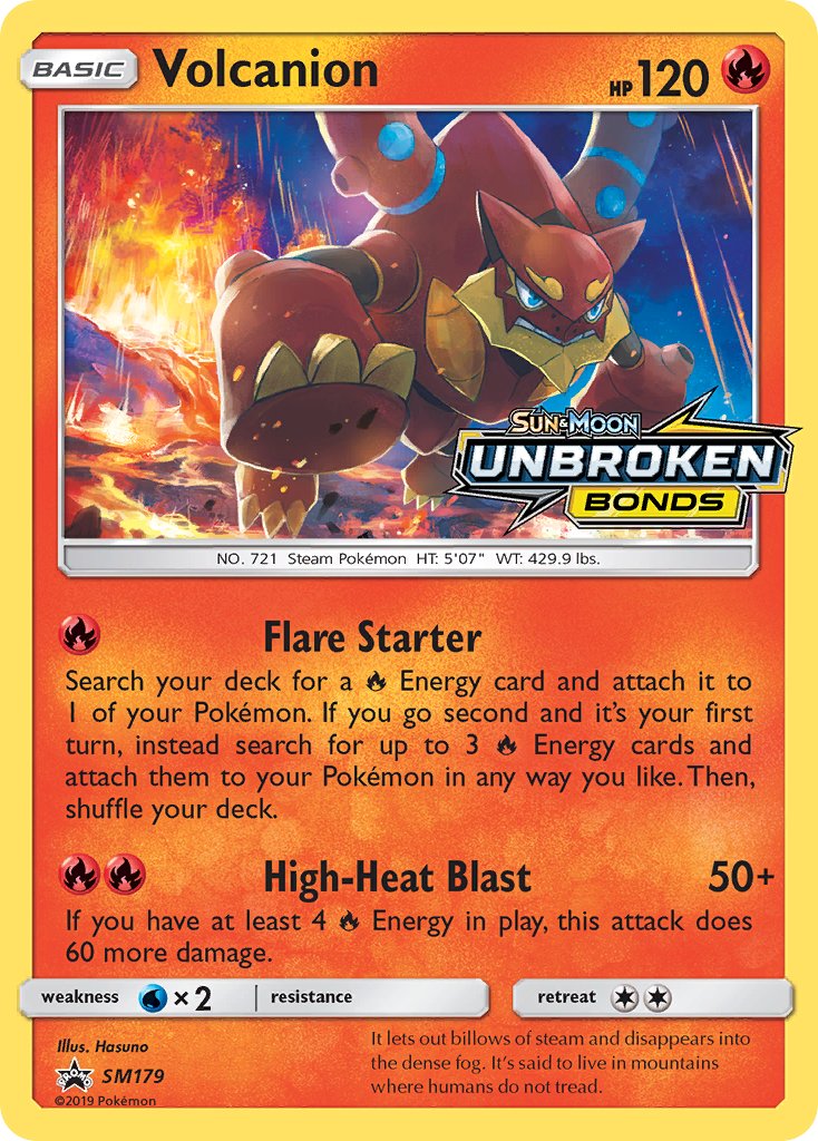 Volcanion (SM179) [Sun & Moon: Black Star Promos] | Gam3 Escape