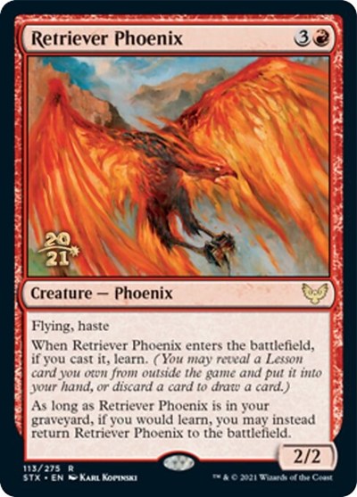 Retriever Phoenix [Strixhaven: School of Mages Prerelease Promos] | Gam3 Escape