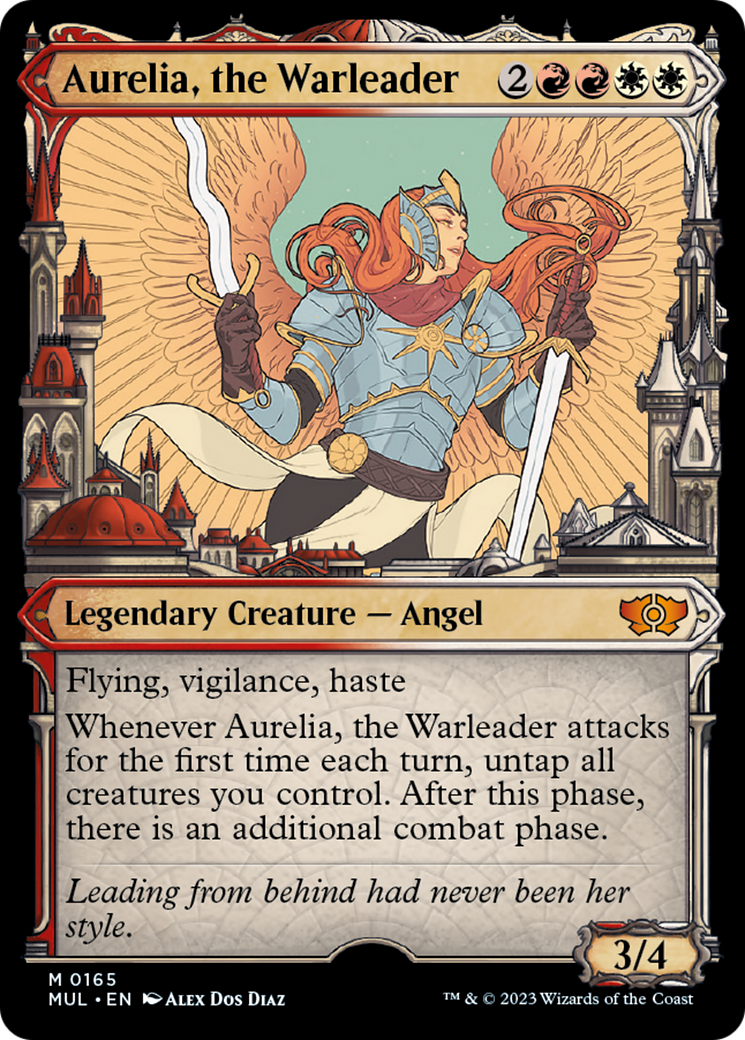 Aurelia, the Warleader (Halo Foil) [Multiverse Legends] | Gam3 Escape