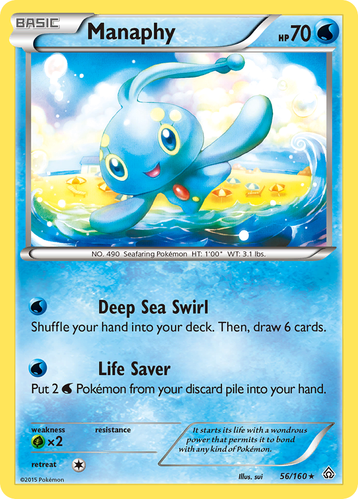 Manaphy (56/160) [XY: Primal Clash] | Gam3 Escape