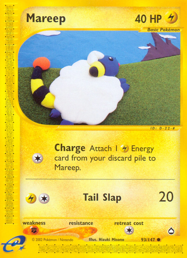 Mareep (93/147) [Aquapolis] | Gam3 Escape