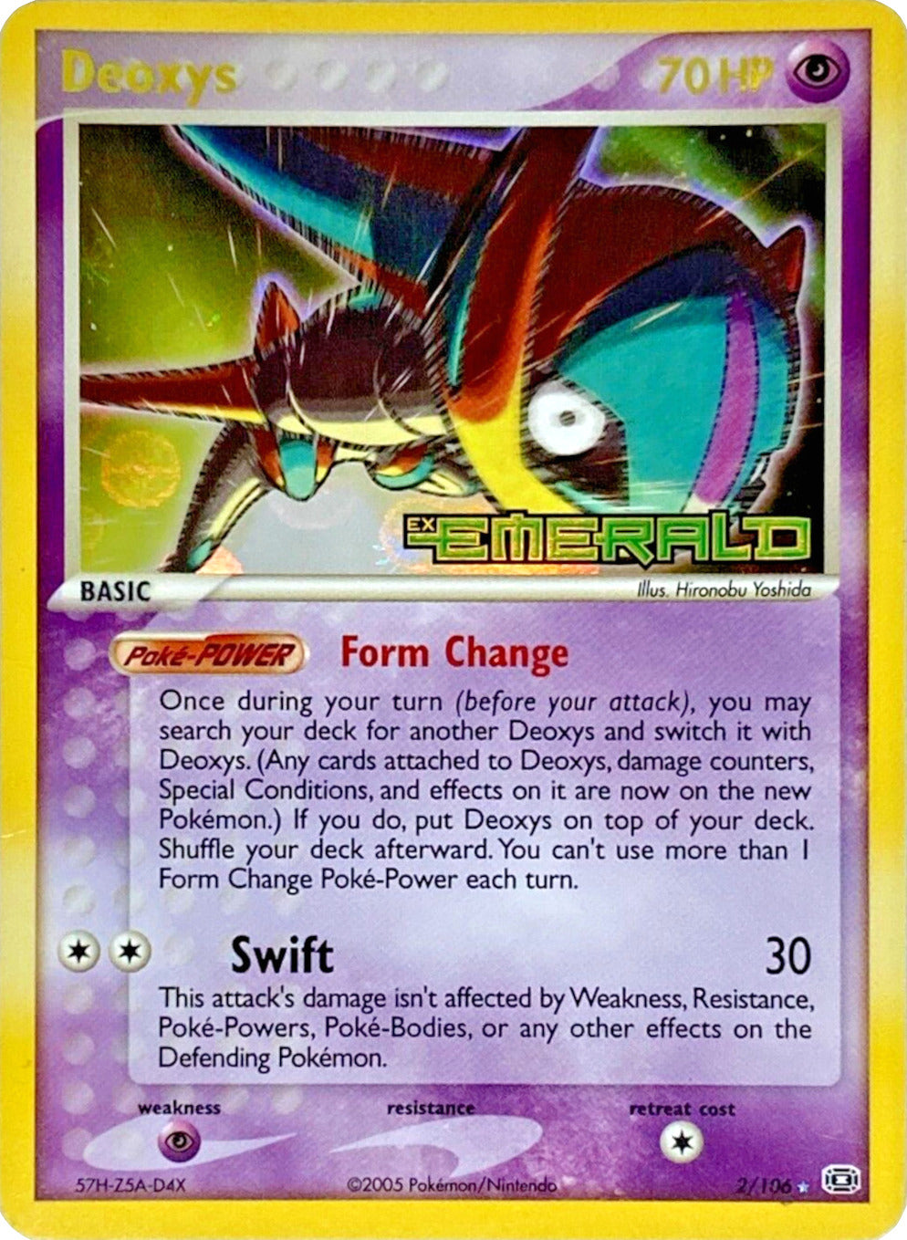 Deoxys (2/106) (Stamped) [EX: Emerald] | Gam3 Escape