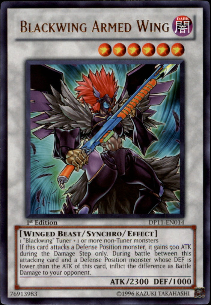 Blackwing Armed Wing [DP11-EN014] Rare | Gam3 Escape