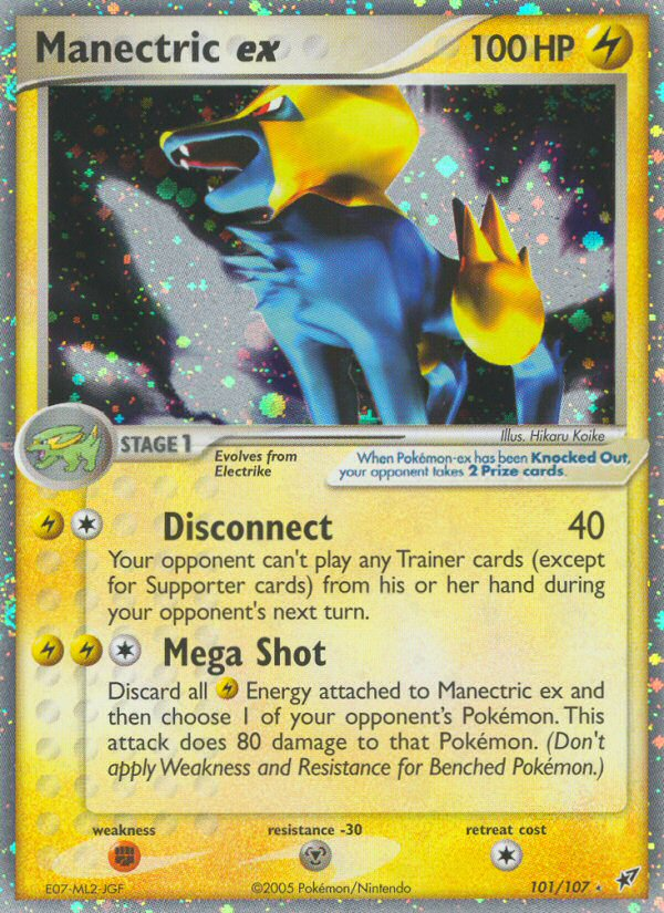 Manectric ex (101/107) [EX: Deoxys] | Gam3 Escape