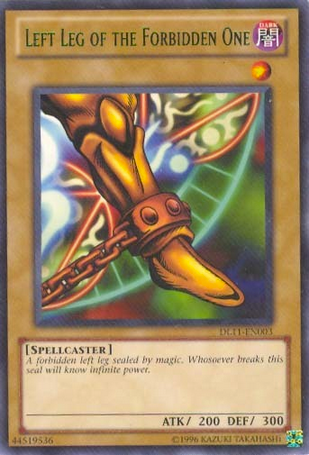 Left Leg of the Forbidden One (Green) [DL11-EN003] Rare | Gam3 Escape