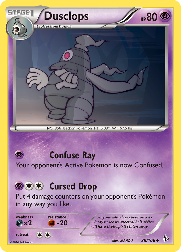 Dusclops (39/106) [XY: Flashfire] | Gam3 Escape